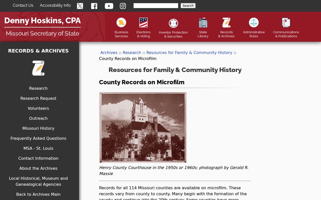Stone County court docket archival records context